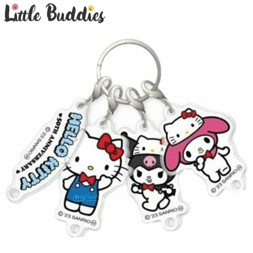 Sanrio Hello Kitty 50周年 朋友慶祝系列 吊牌匙扣