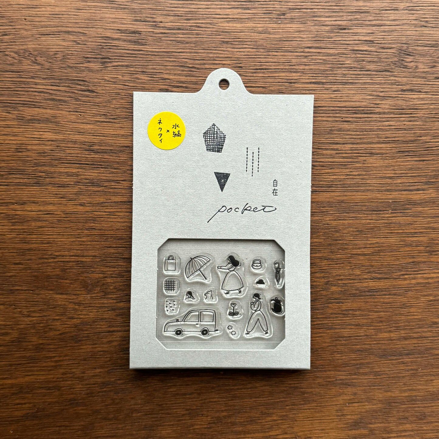 水縞 自在水晶印章 Pocket｜necktie x 水縞｜出門吧｜水縞 JAPAN