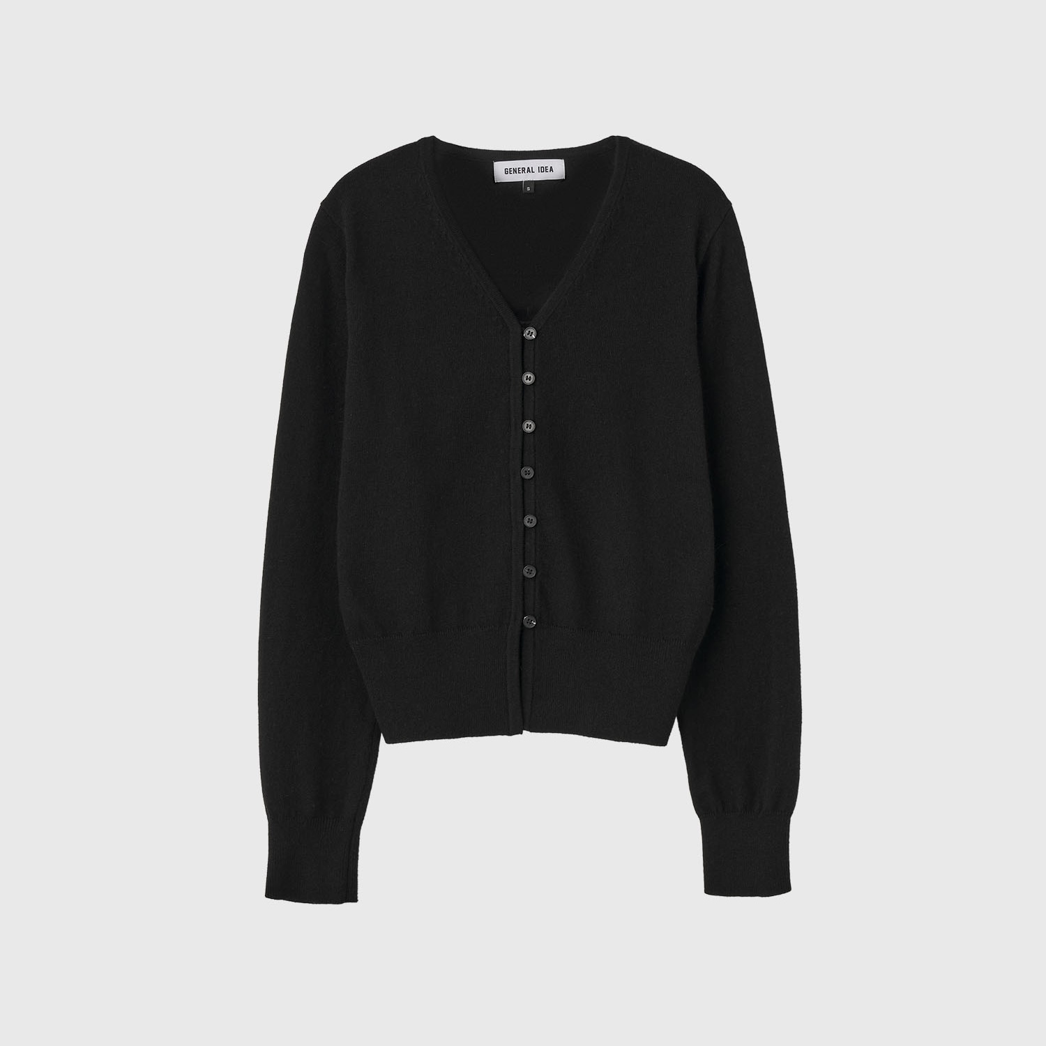 [GENERAL IDEA] SIGNATURE V-NECK ANGORA CARDIGAN