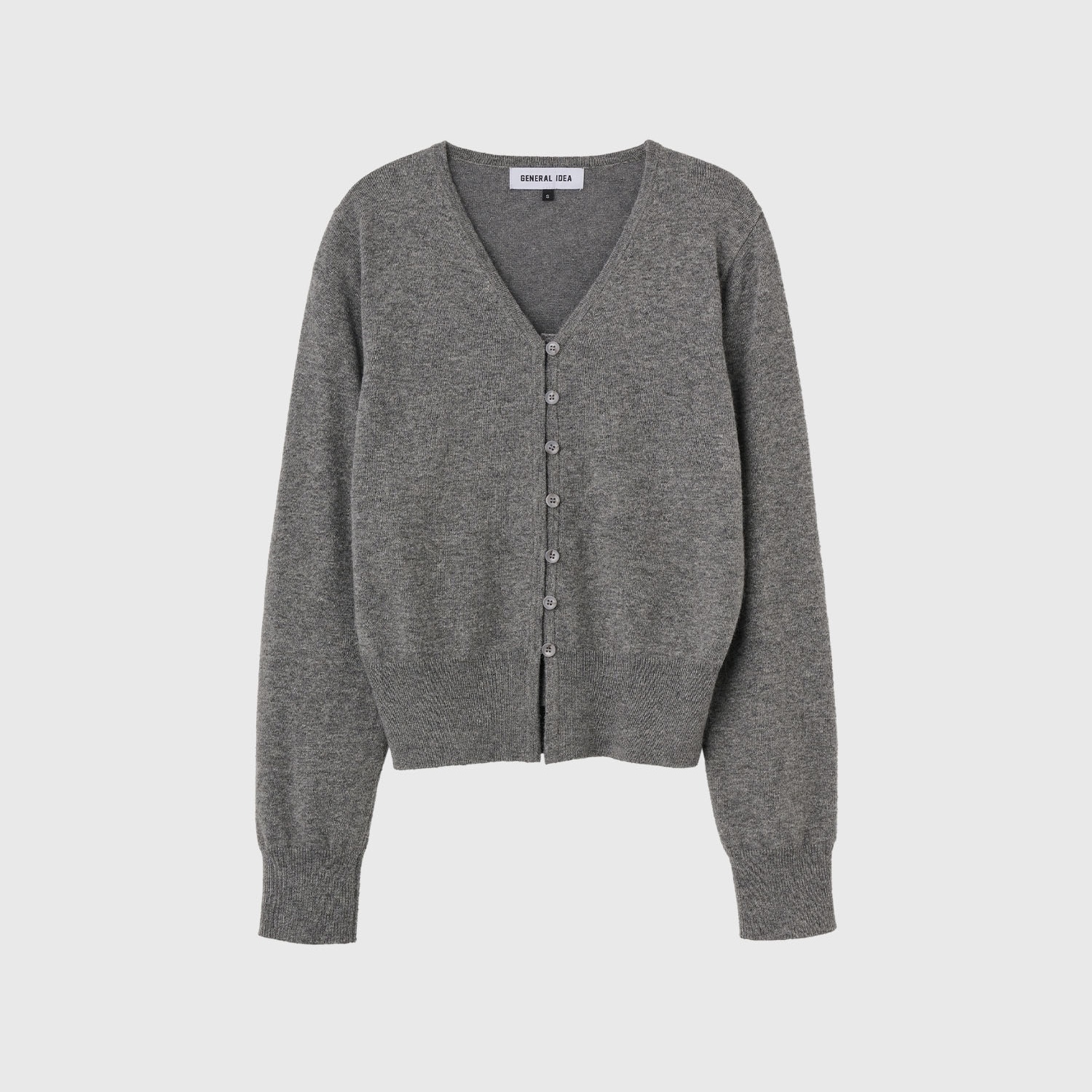 [GENERAL IDEA] SIGNATURE V-NECK ANGORA CARDIGAN