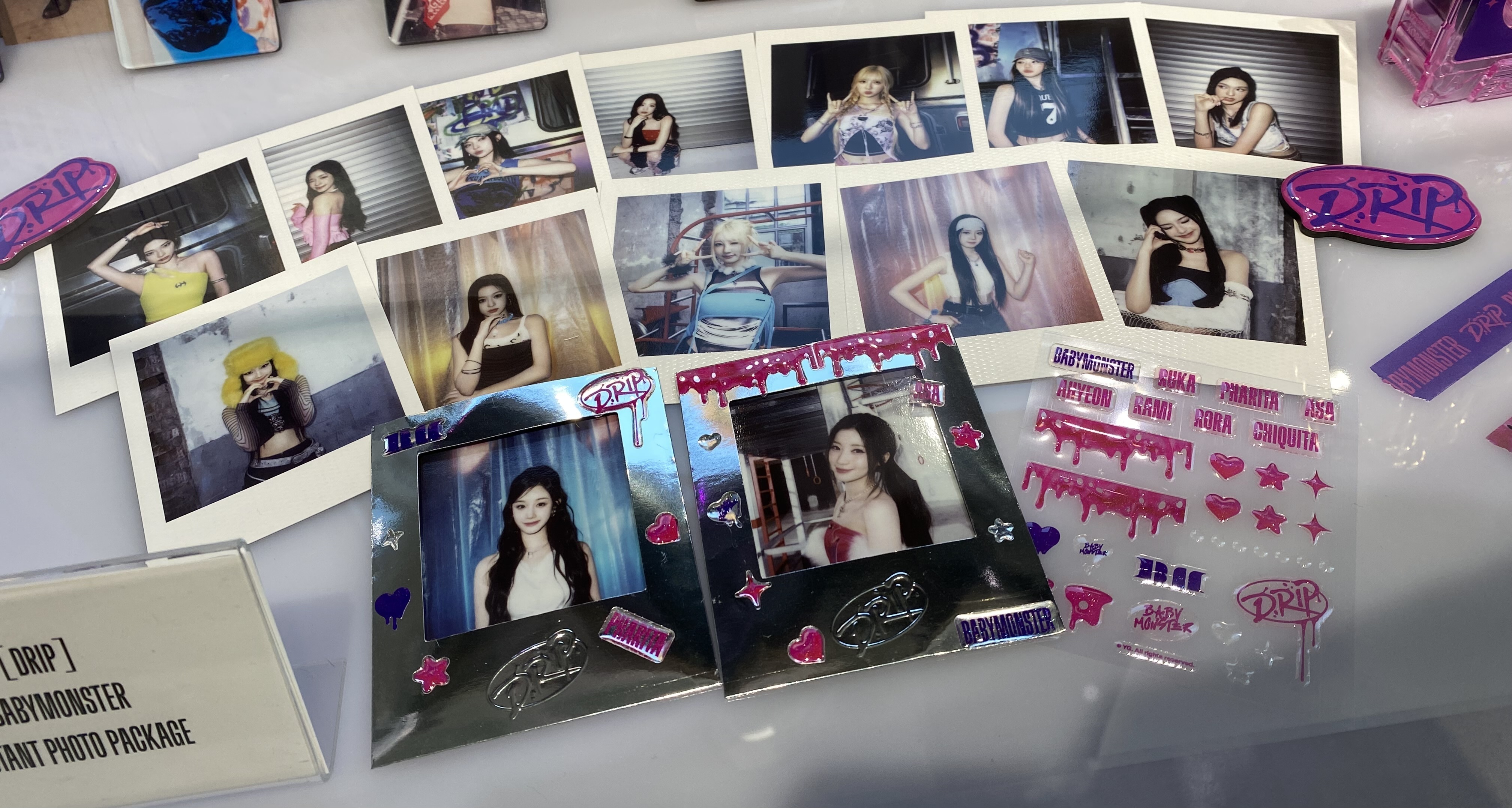 BABYMONSTER Drip instant photo package