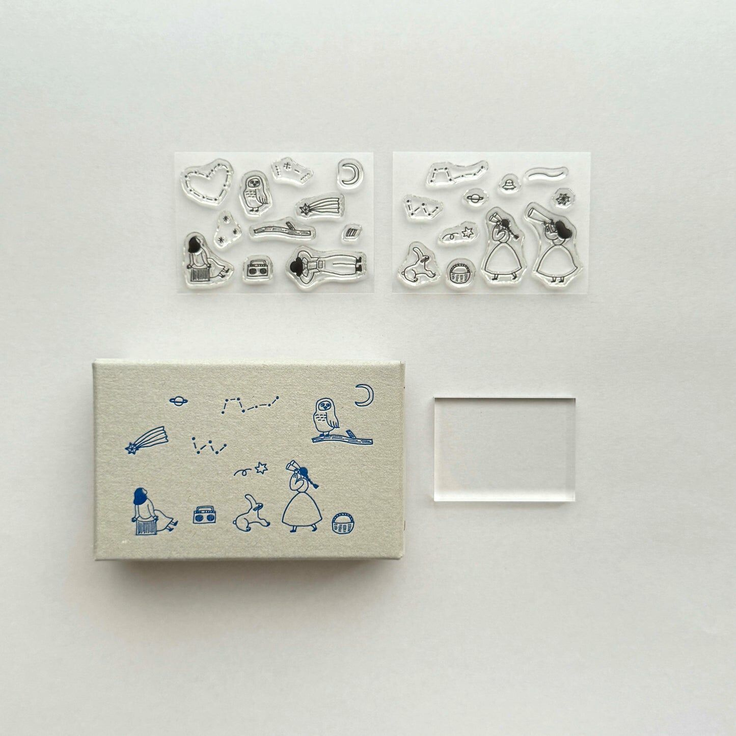 水縞 自在水晶印章組｜necktie x 水縞｜夜空觀測｜JAPAN