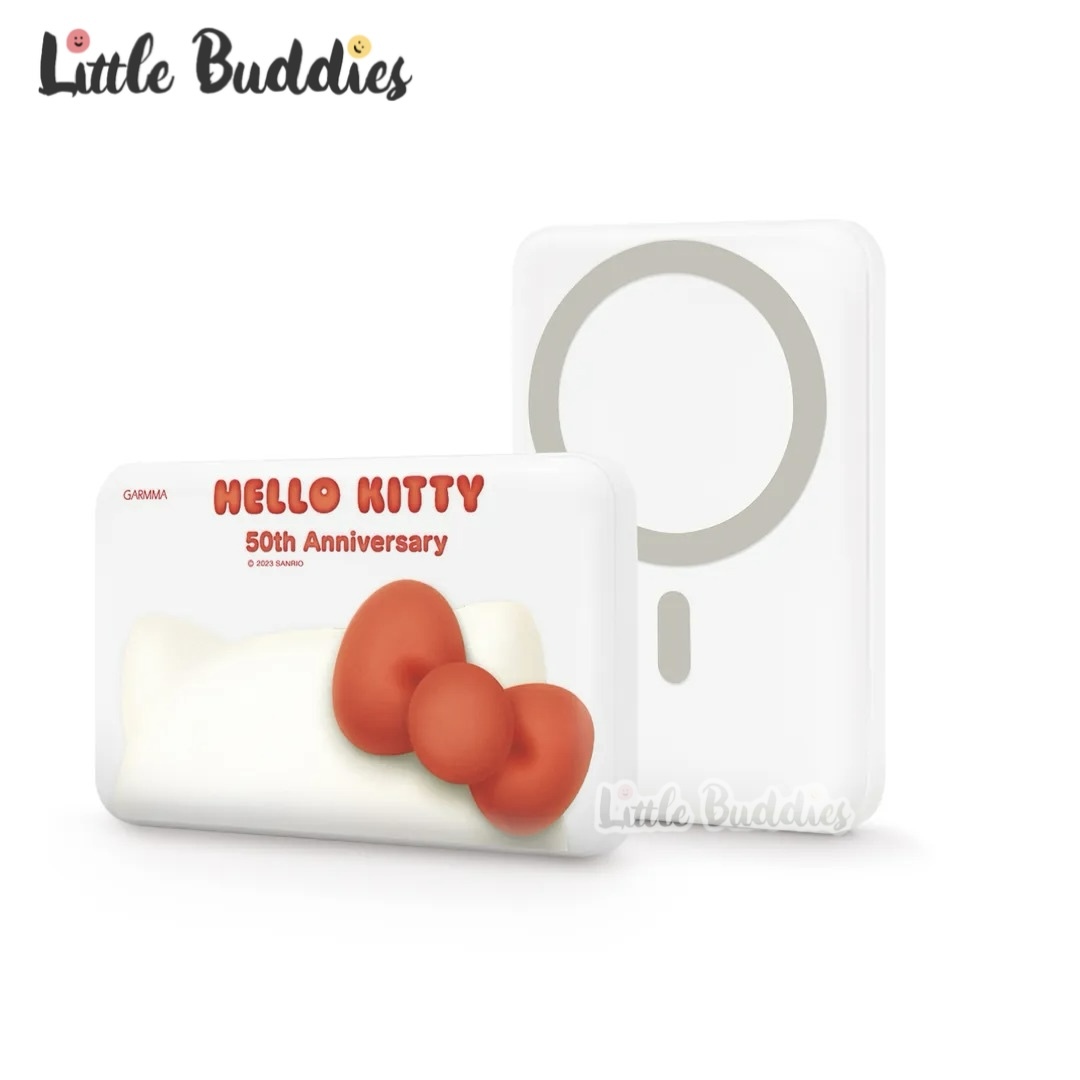 台灣 GARMMA x Hello Kitty 50周年 磁吸無線行動電源/ 無線充電