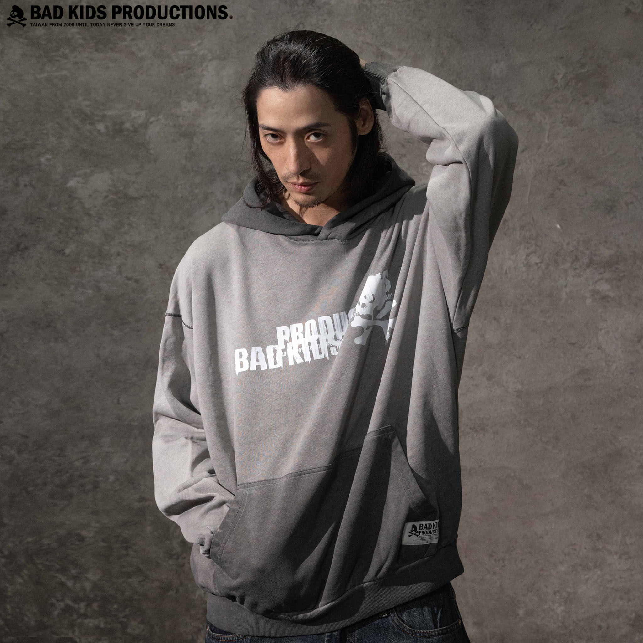 BAD KIDS 惡童 24A/W Washed Hoodie (蠟染水洗帽T)