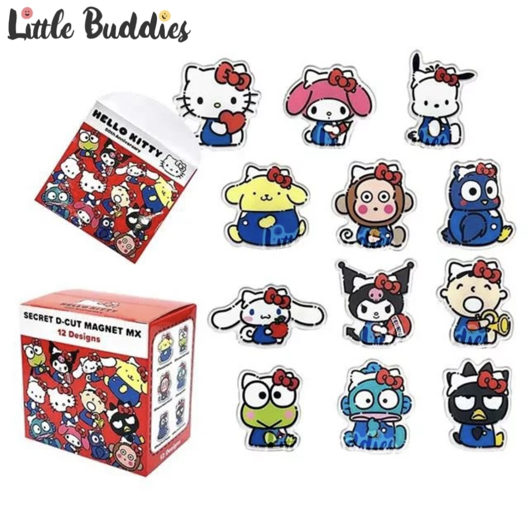 Global Sanrio Hello Kitty 50周年紀念 朋友磁貼盲盒
