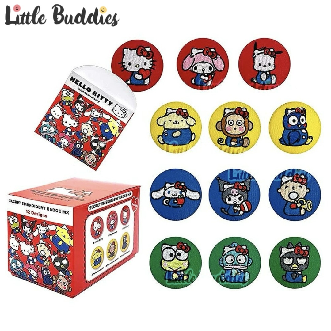 Global Sanrio Hello Kitty 50周年紀念 朋友襟章盲盒