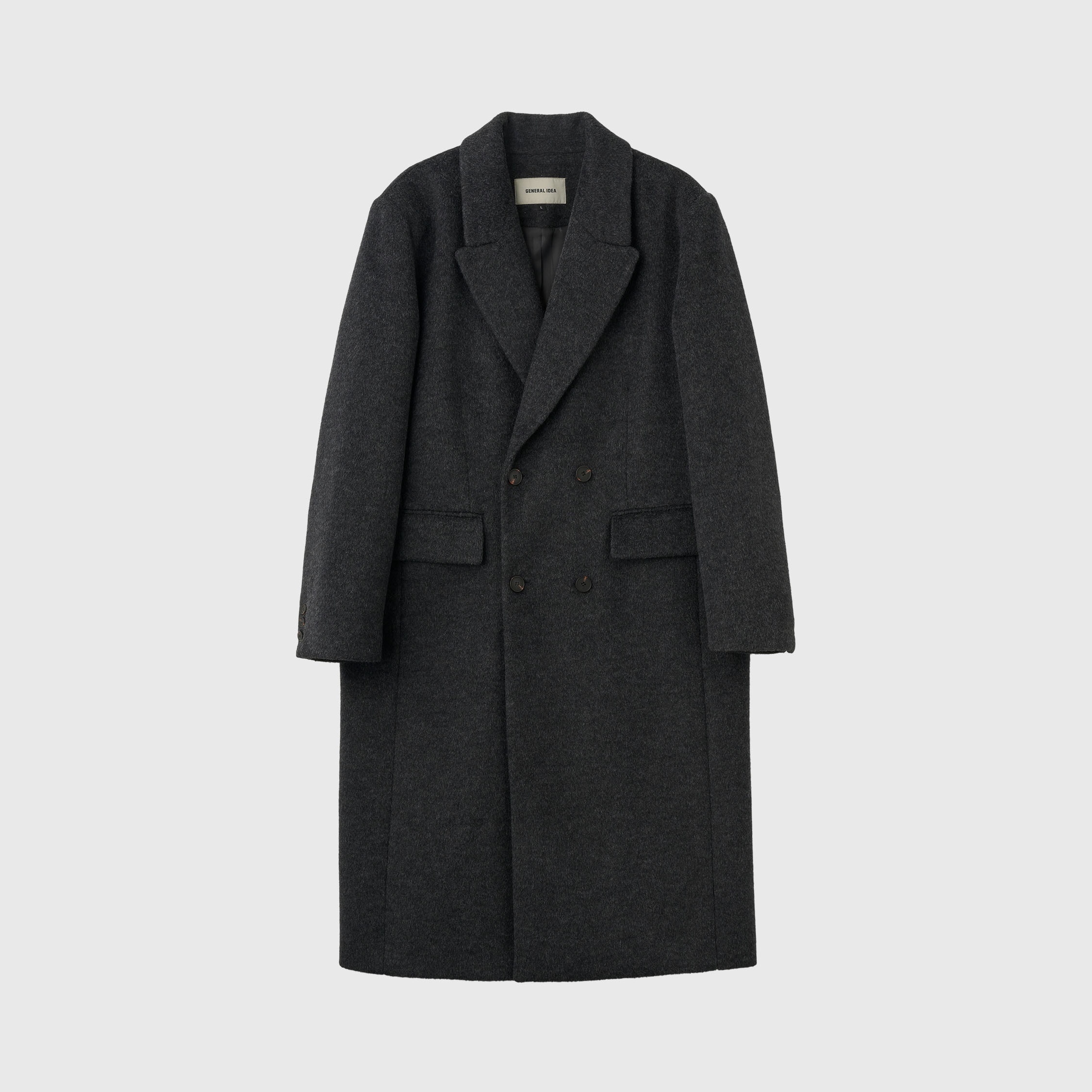 [GENERAL IDEA] MAN NEW CLASSIC WOOL BLEND LONG COAT