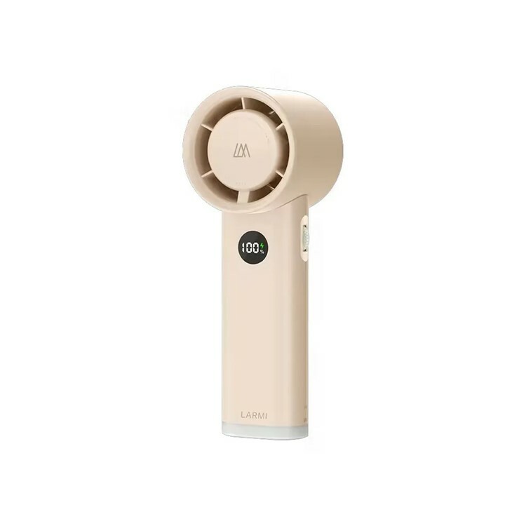 【樂米 LARMI】樂米手持渦輪風扇 LMF06 燕麥奶