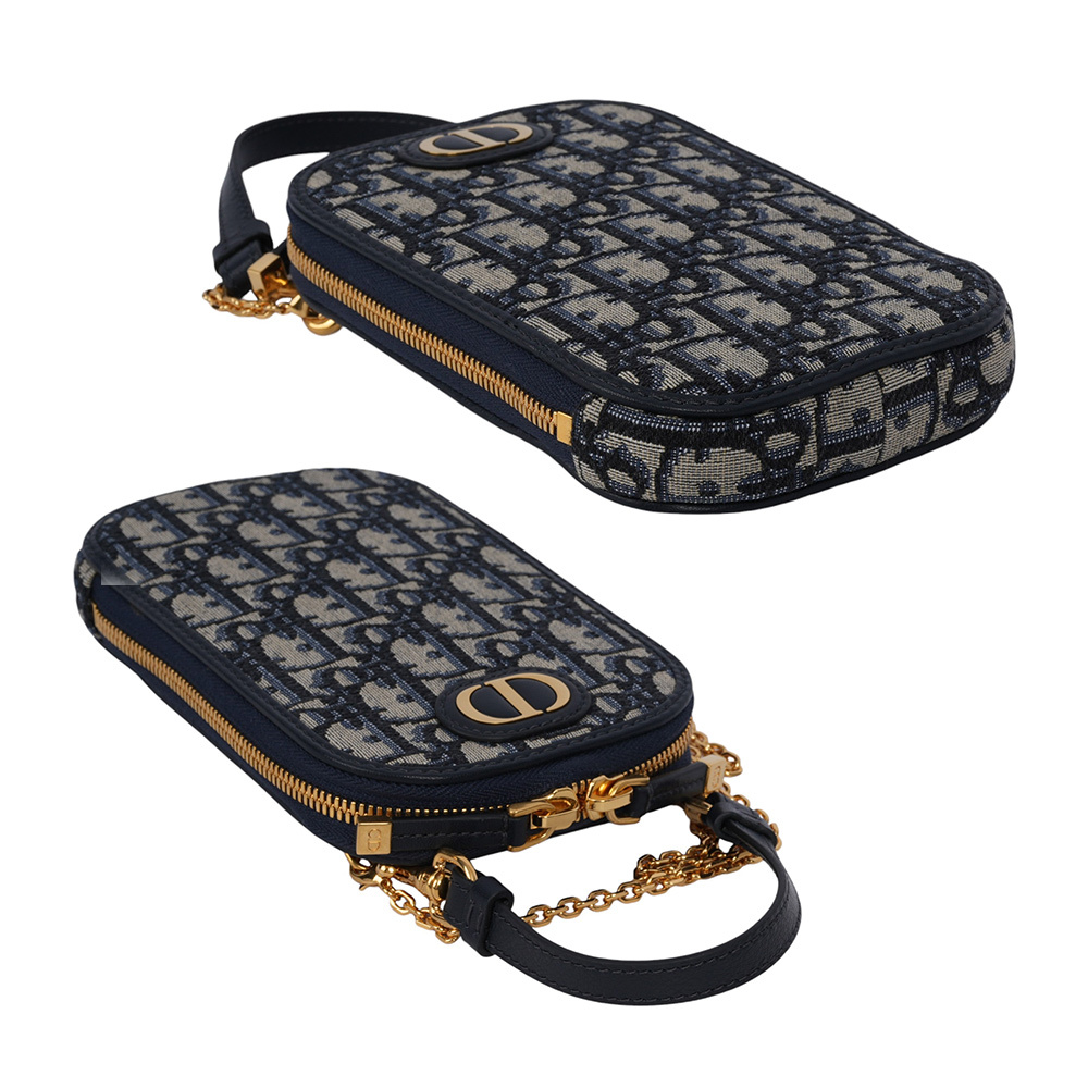 【BOTTEGA VENETA】30 Montaigne Call'in Dior 二用手機包(藍色)S2114UTZQ_M928