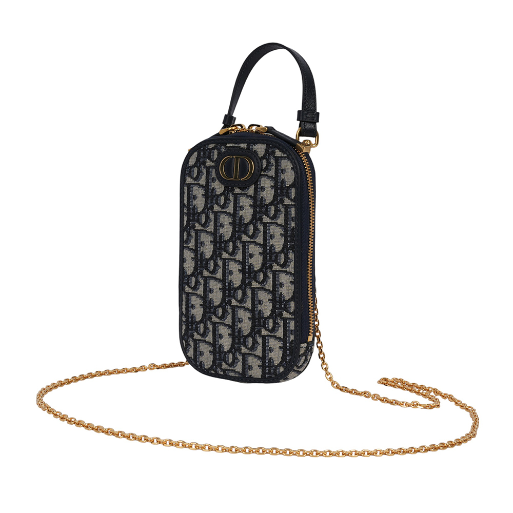 【BOTTEGA VENETA】30 Montaigne Call'in Dior 二用手機包(藍色)S2114UTZQ_M928