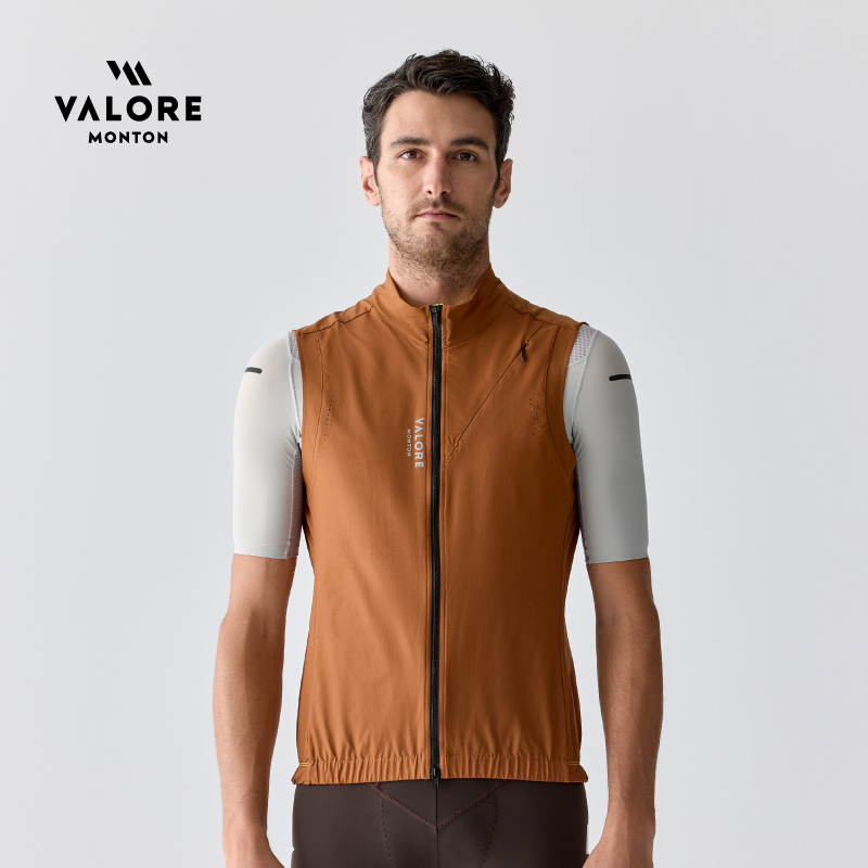 迷霧土黃防風背心