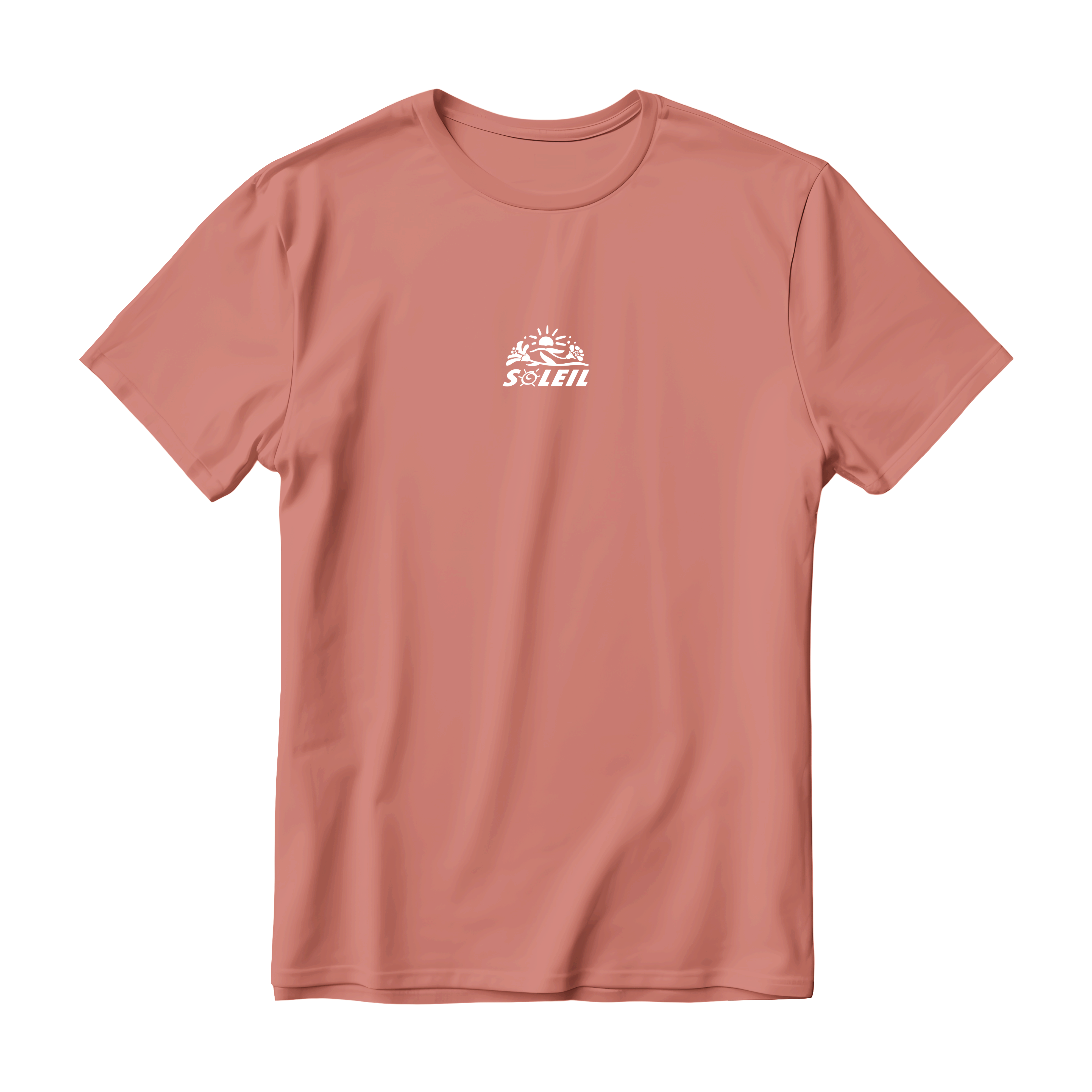 SOLEIL x 莫代爾親膚排汗短袖 女款 (淺紅色) 莫代爾/排汗透氣/快乾/登山休閒 10SL2025-RE