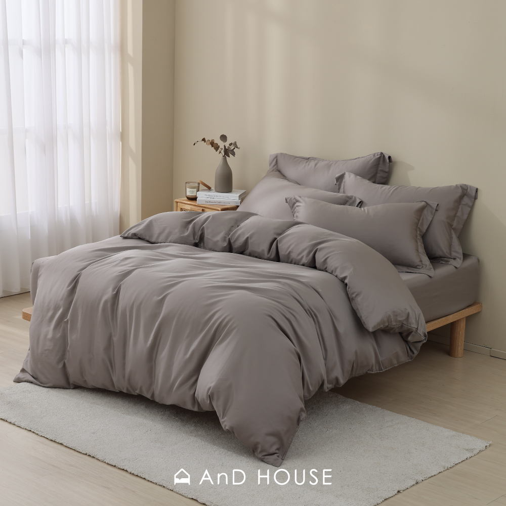 60支天絲棉｜67%天絲&33%純棉｜岩黎灰｜單品&床包被套組