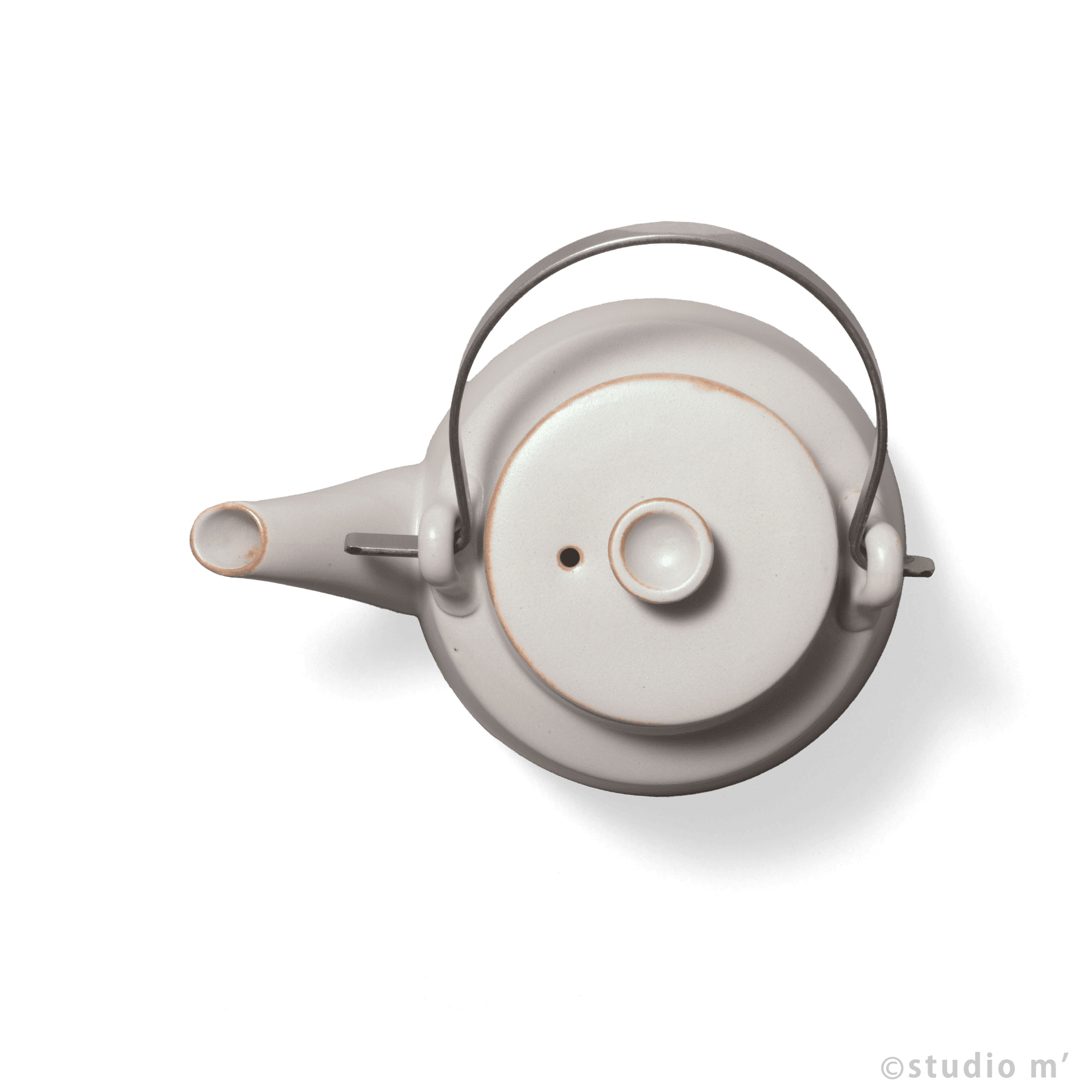 STUDIO M' - SRILANKA茶壺 / 小 / 灰白