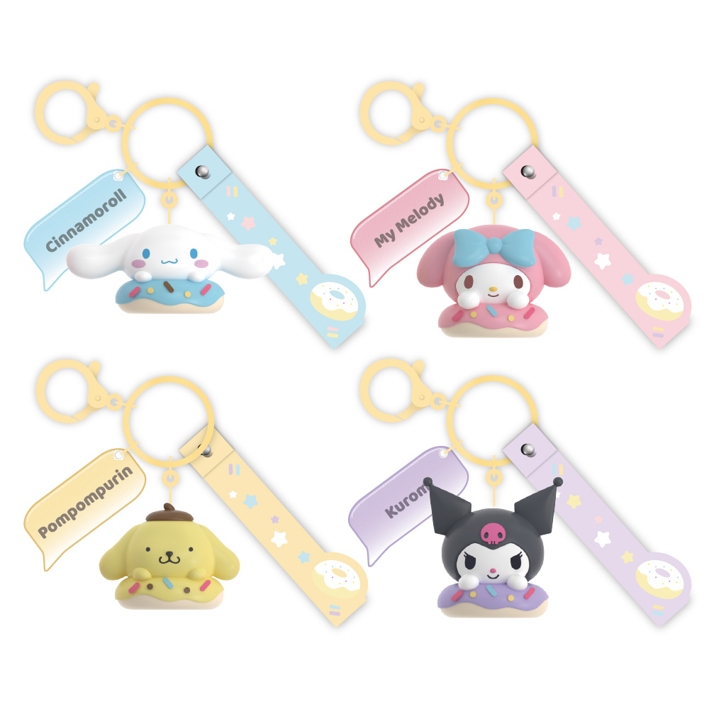 Sanrio-甜甜圈系列吊飾 (盲盒) 隨機出貨一款