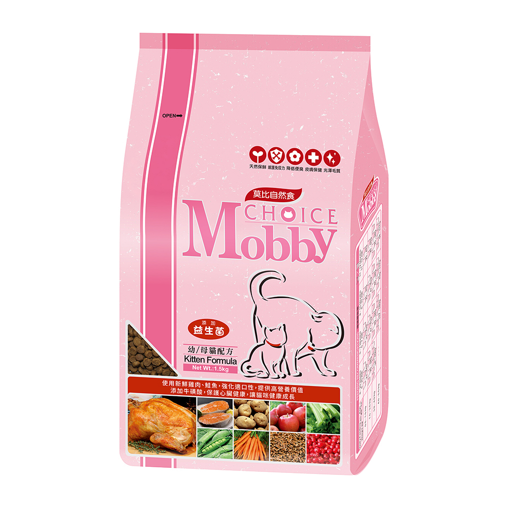 雞肉米幼貓母貓配方｜莫比自然食 Mobby Choice
