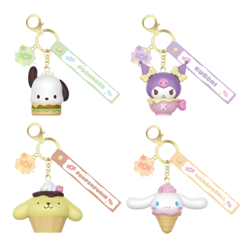 Sanrio-零食裝扮吊飾(盲盒) 隨機出貨一款