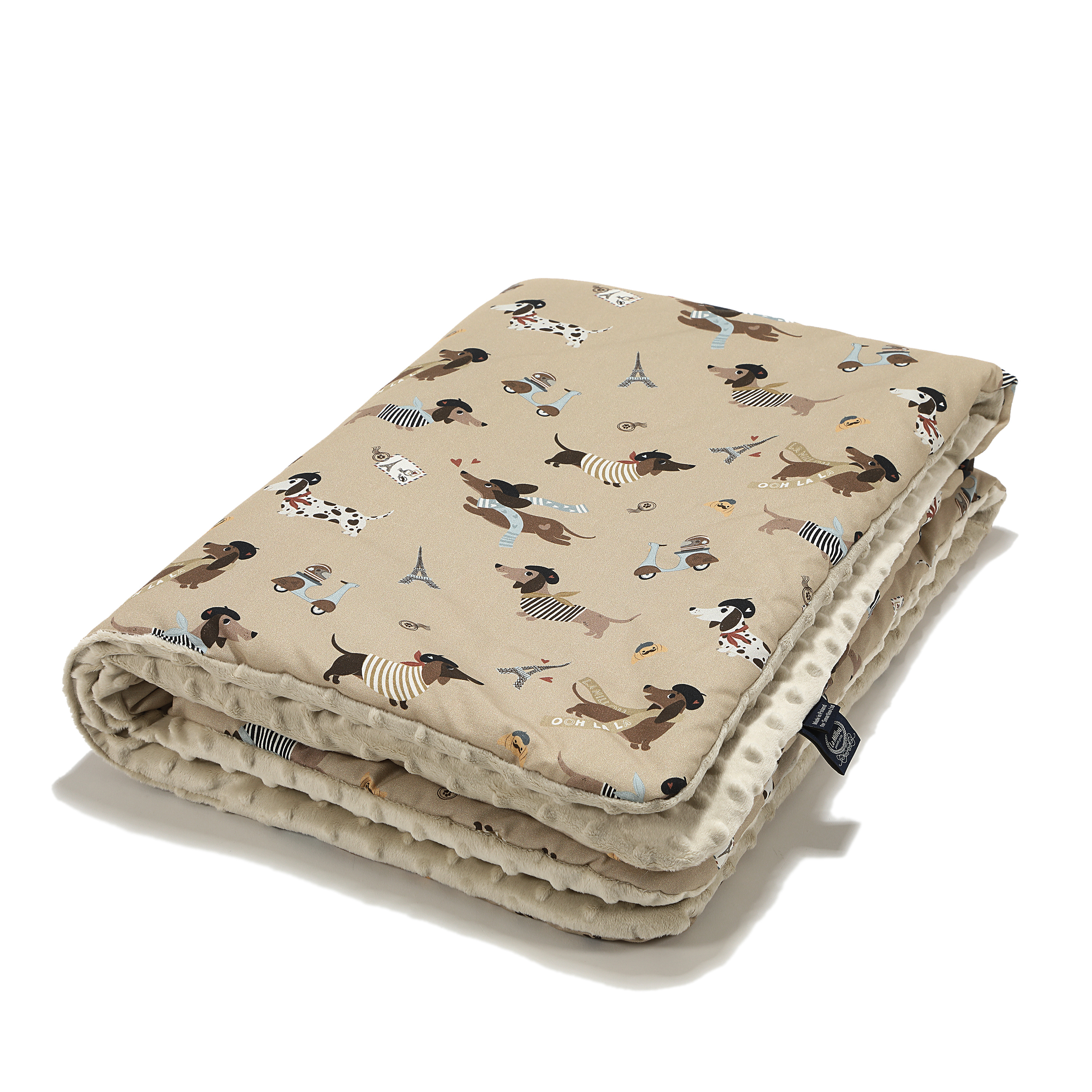 La Millou波蘭 暖膚豆豆毯｜巴黎臘腸狗｜伊莉沙白