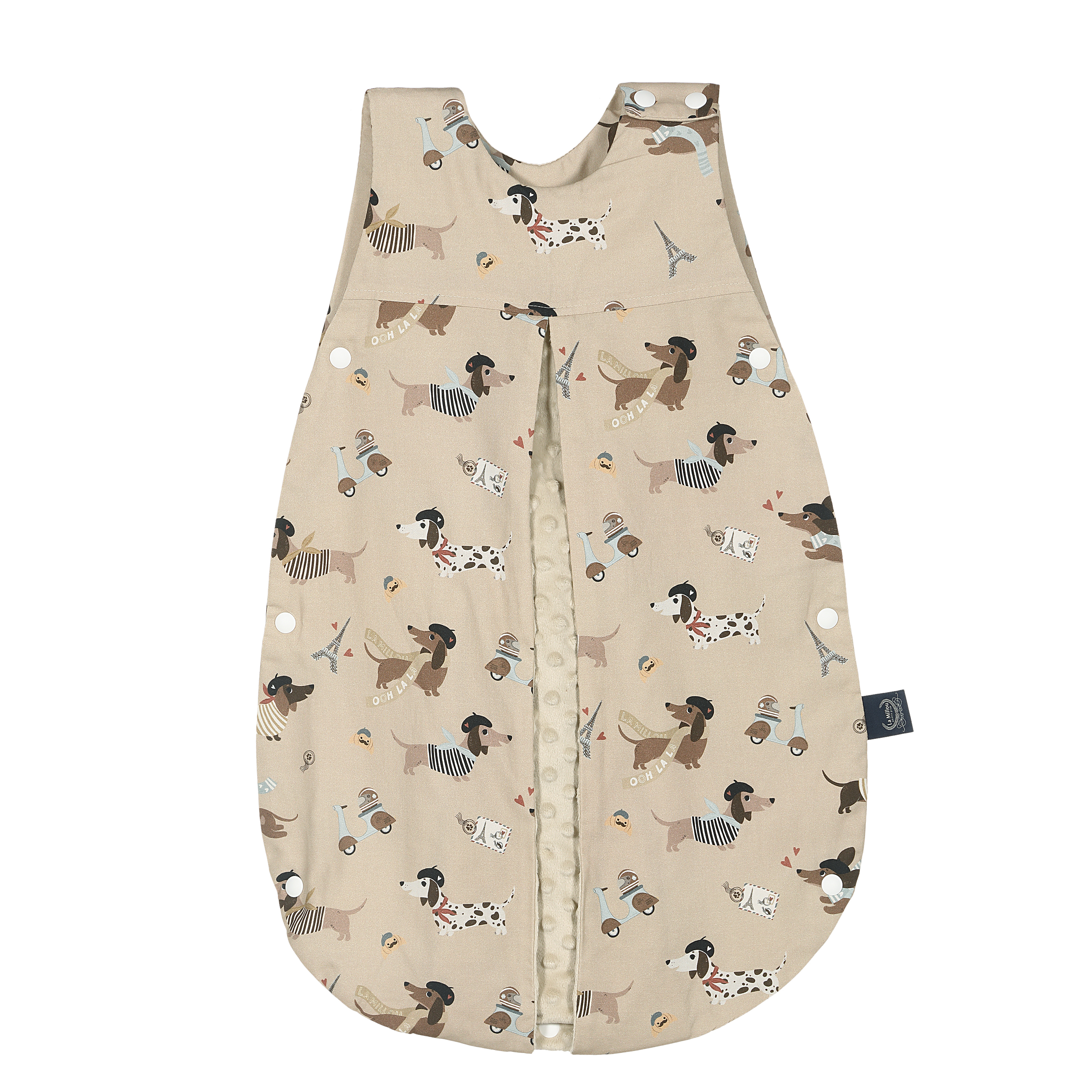 La Millou波蘭 豆豆防踢被/防踢背心分腿扣(70cm)｜巴黎臘腸狗｜伊莉沙白