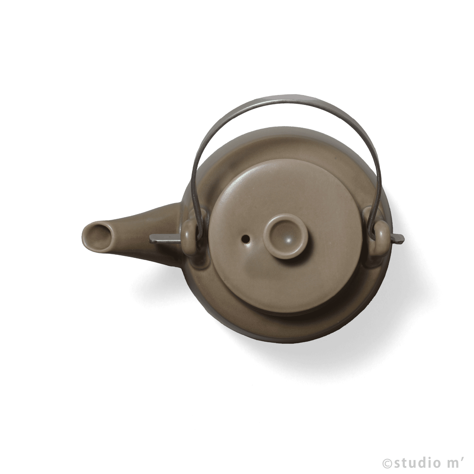 STUDIO M' - SRILANKA茶壺 / 小 / 卡其