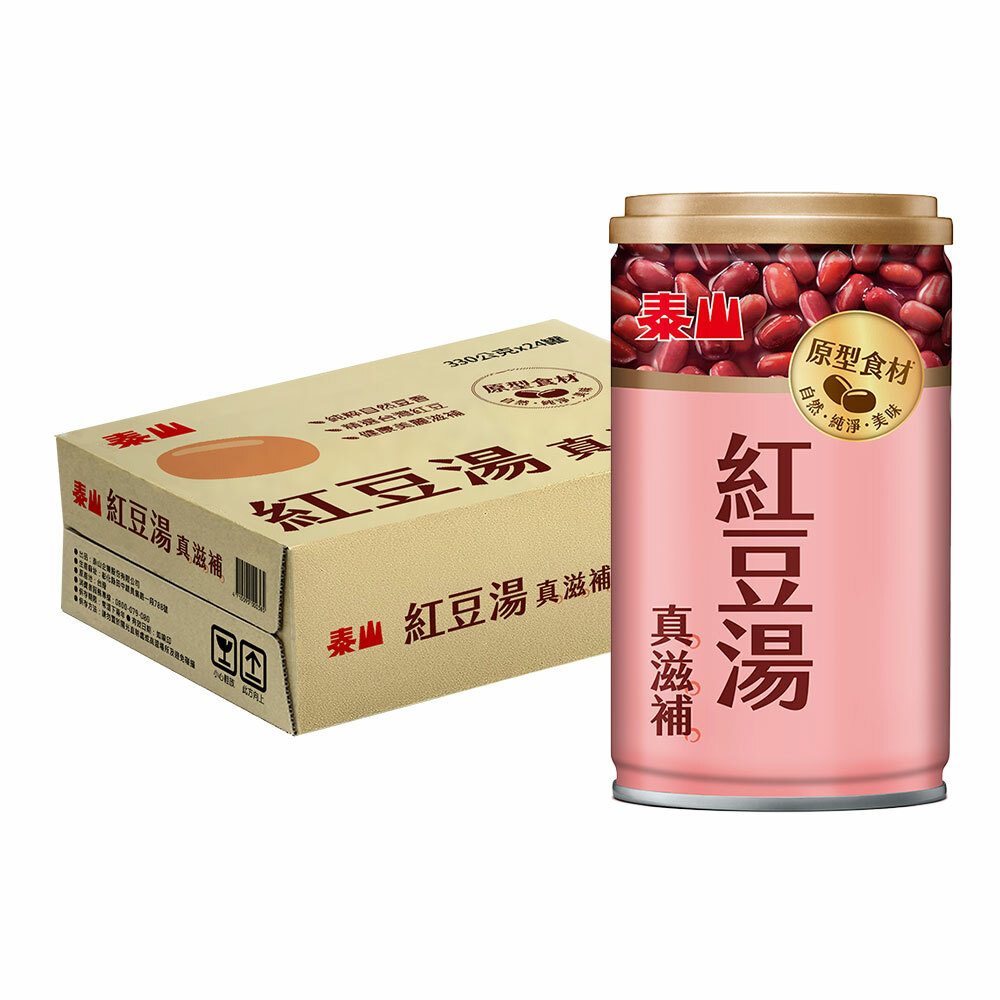 泰山100%無添加紅豆湯330g (24入/箱)