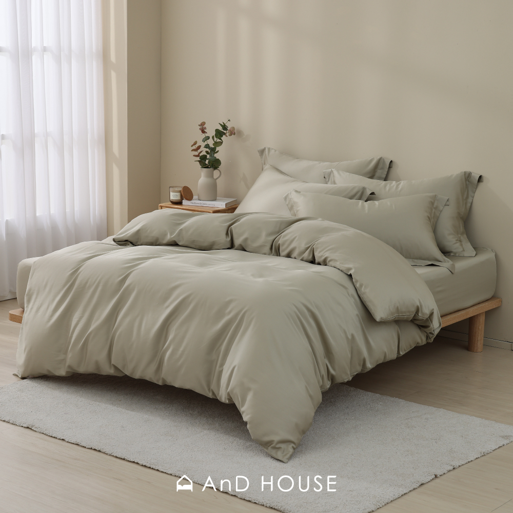 60支天絲棉｜67%天絲&33%純棉｜春暮綠｜單品&床包被套組