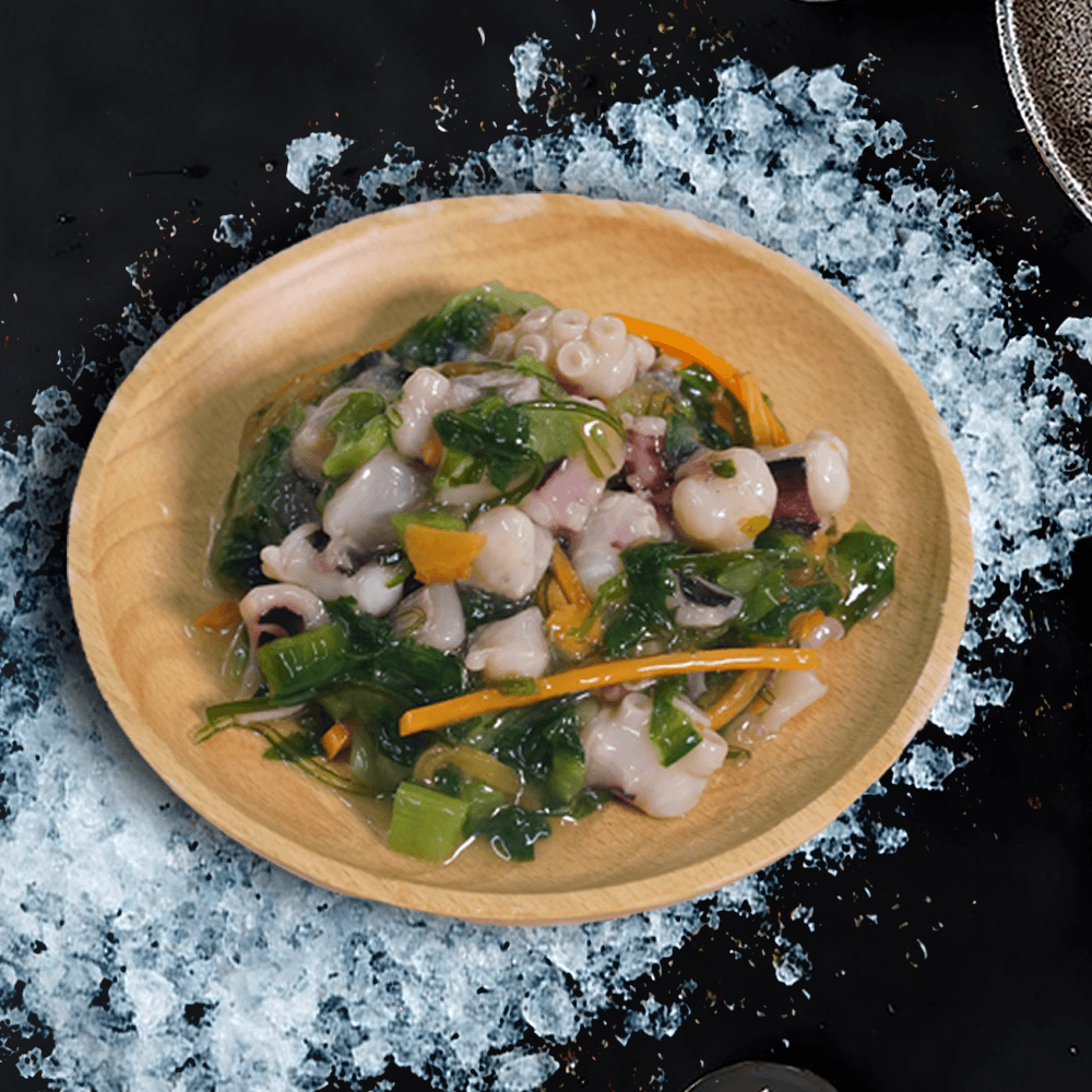 【嚴選食材】芥末章魚(500g±5%)