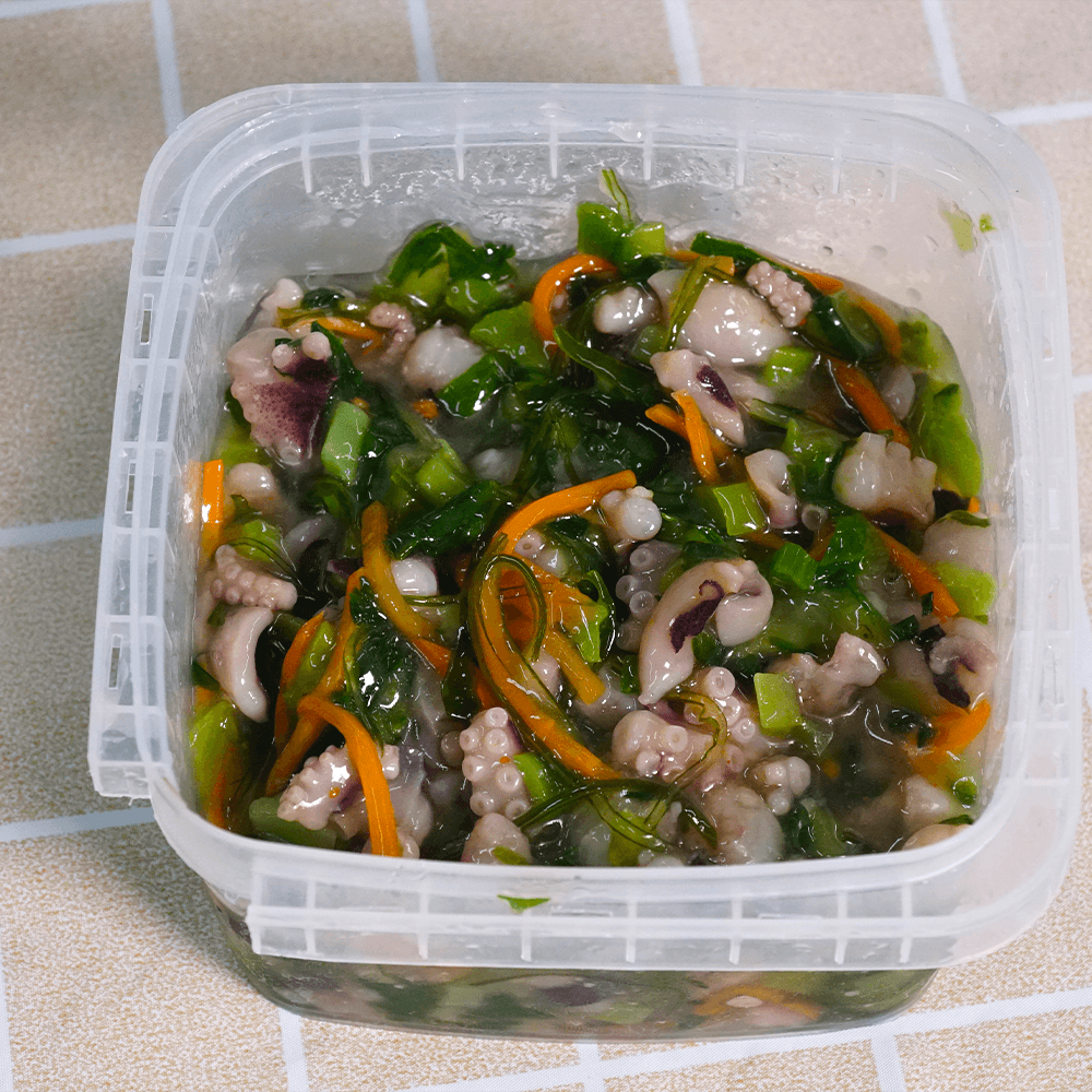 【嚴選食材】芥末章魚(500g±5%)