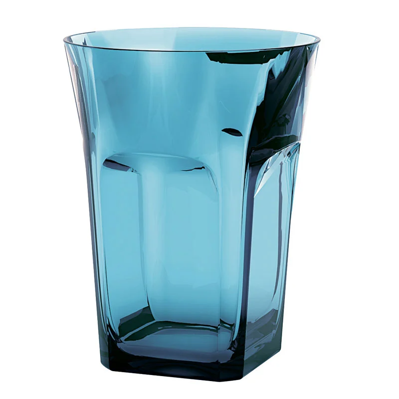 GUZZINI " BELLE EPOQUE" SOFT DRINK GLASS (Blue, Purple, Red, Sand, Transparent)