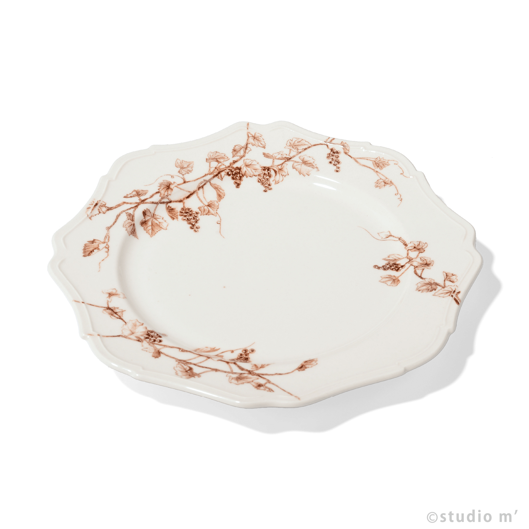 STUDIO M' - VIGNE圓盤 / L / 棕