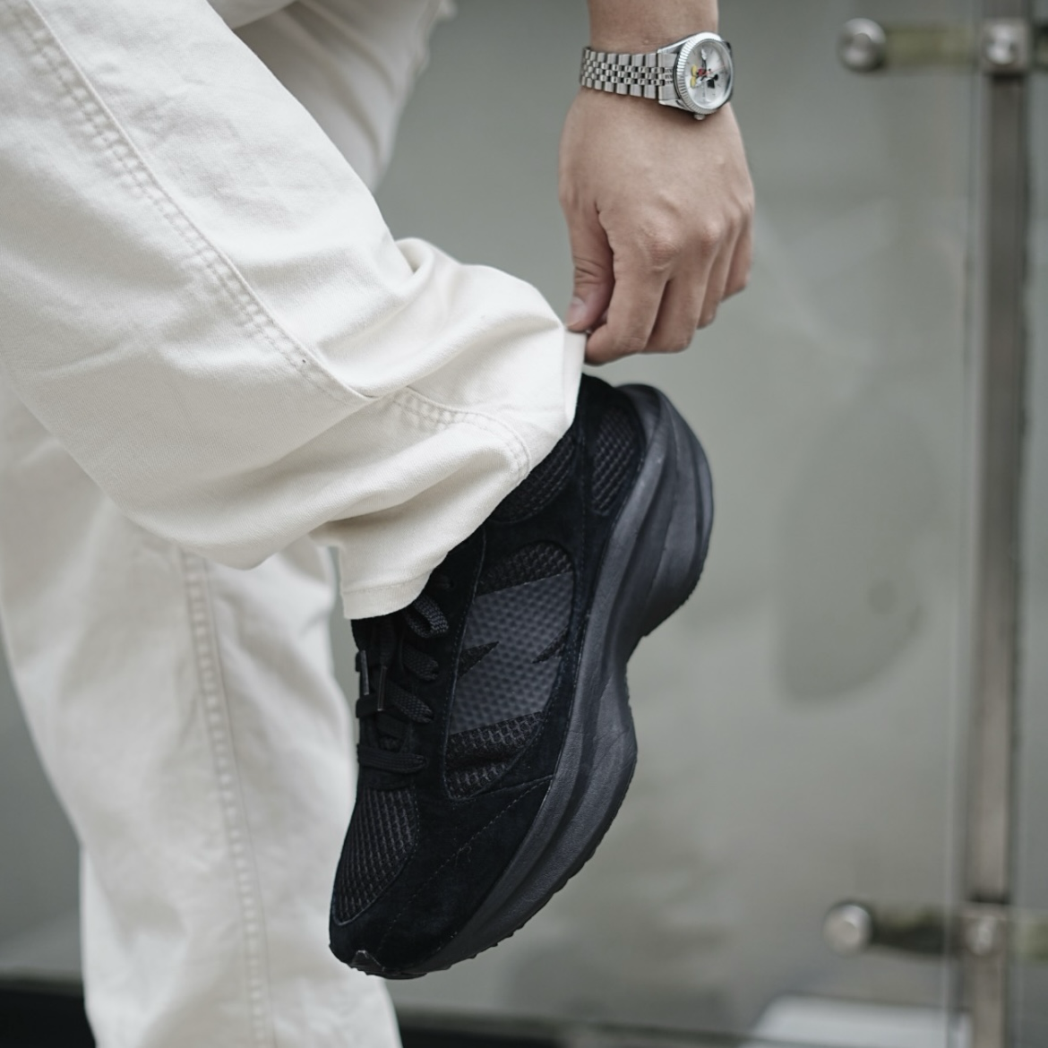 New Balance WRPD RUNNER 黑武士 全黑 麂皮 復古奶油底 NB 厚底 運動鞋 休閒鞋