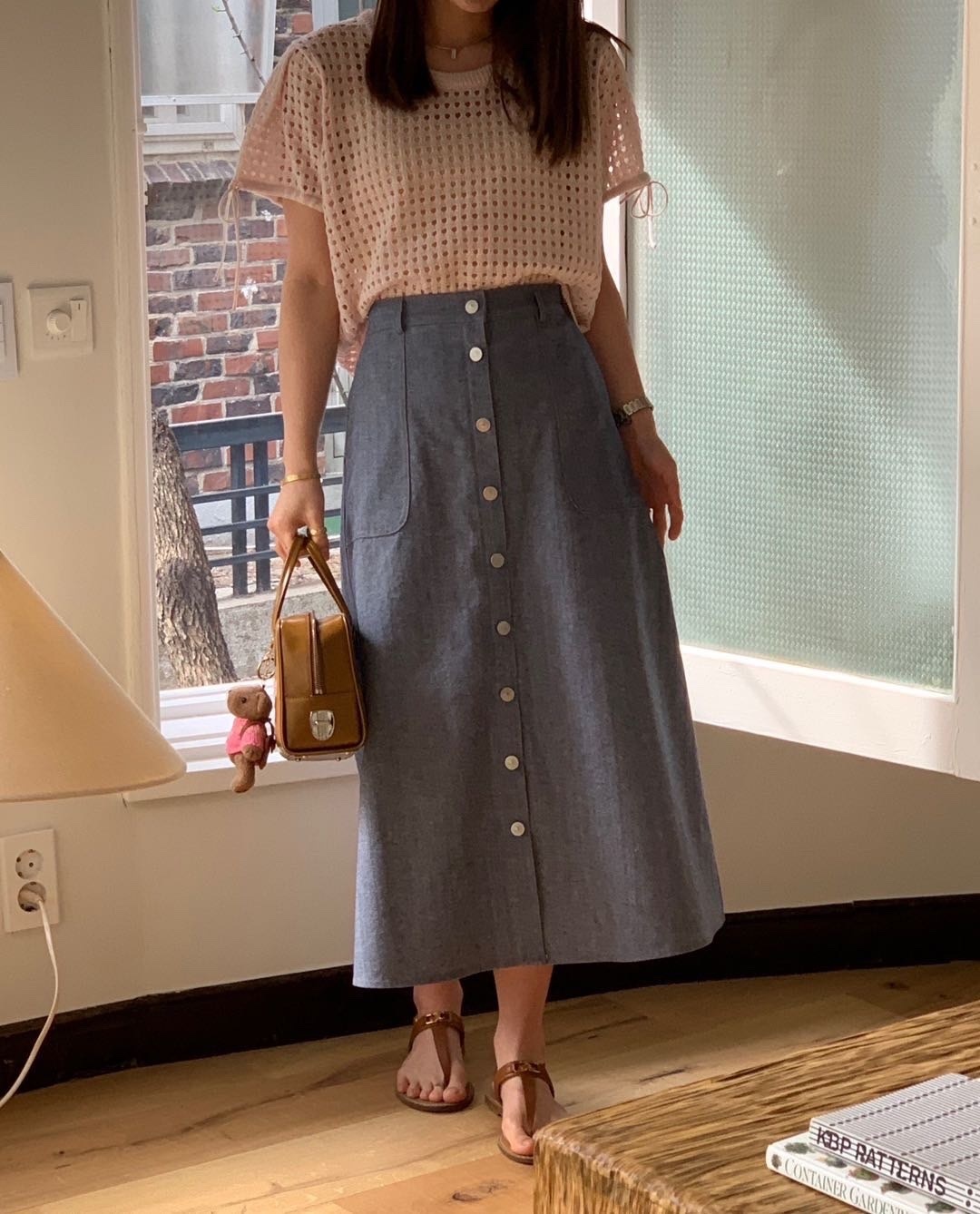 🇰🇷洞洞綁結設計感上衣