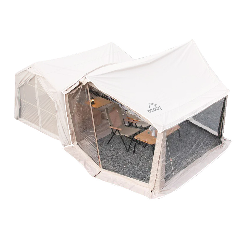 Coody WAVE 延伸天幕圍布專用TPU透明套件加前後窗TPU透明套件 5件套裝牛津布