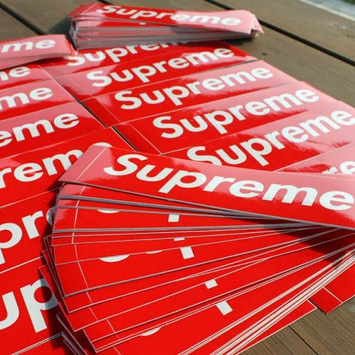 Supreme Box Logo 貼紙 (2色)