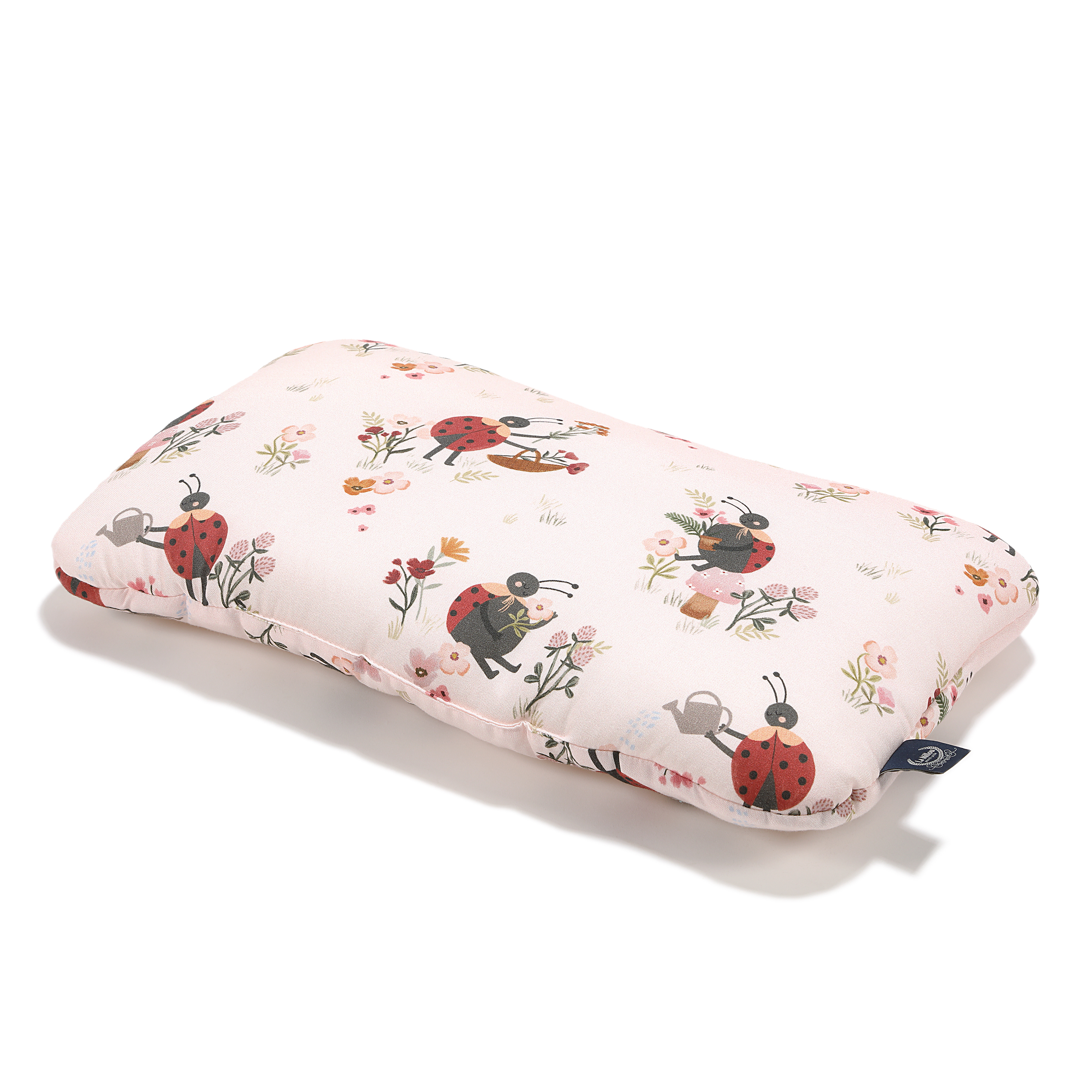 La Millou波蘭 竹纖涼感小童方枕(30x50cm)｜抗菌枕｜花蜜小瓢蟲