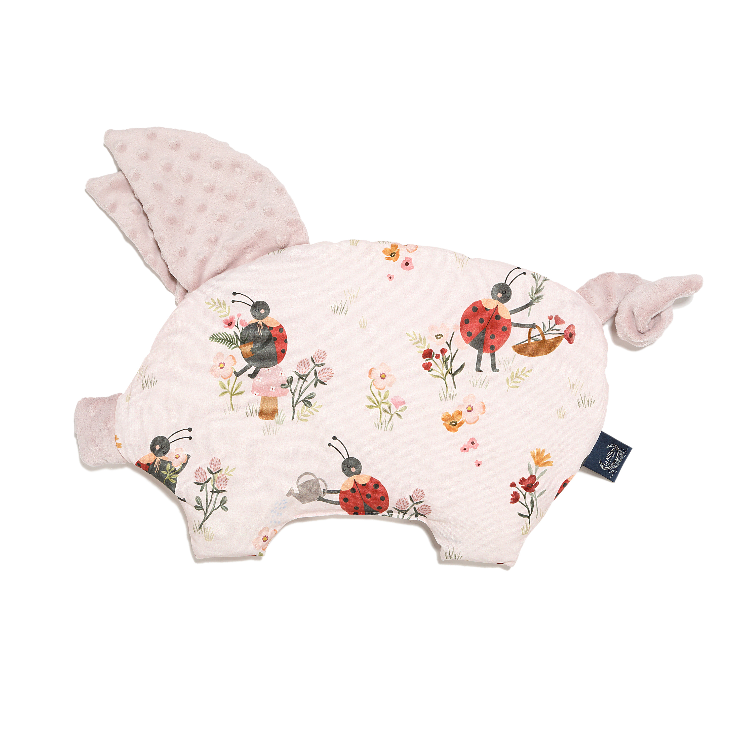 La Millou波蘭 豆豆小豬枕｜花蜜小瓢蟲｜煙燻櫻花粉