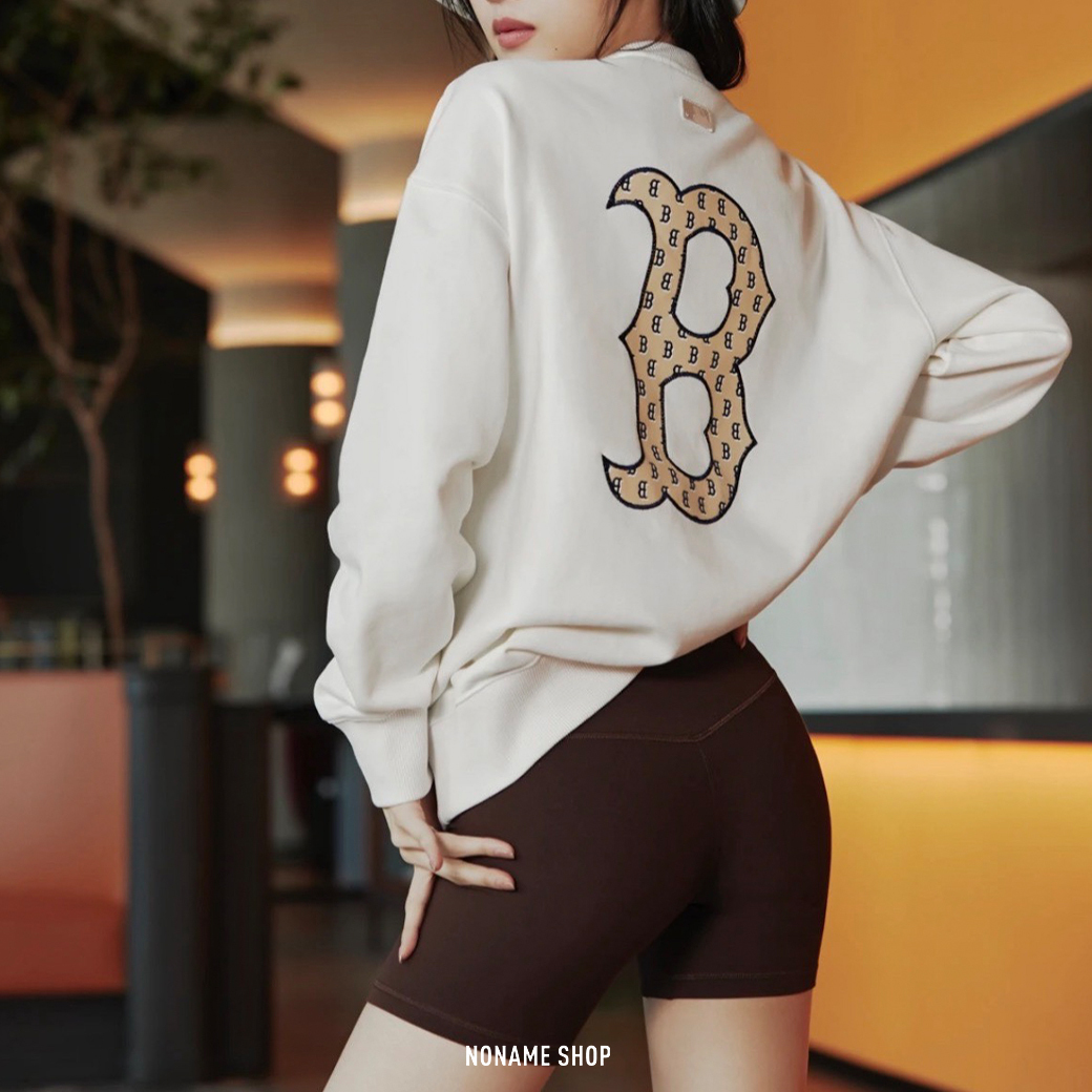 MLB SS24 波士頓紅襪/紐約洋基 老花LOGO 大學T 三色 (男款)