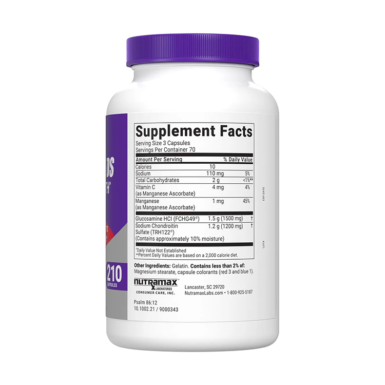 NutraMax Cosamin DS Joint with Glucosamine & Chondroitin for Joint Health, 210 Capsules