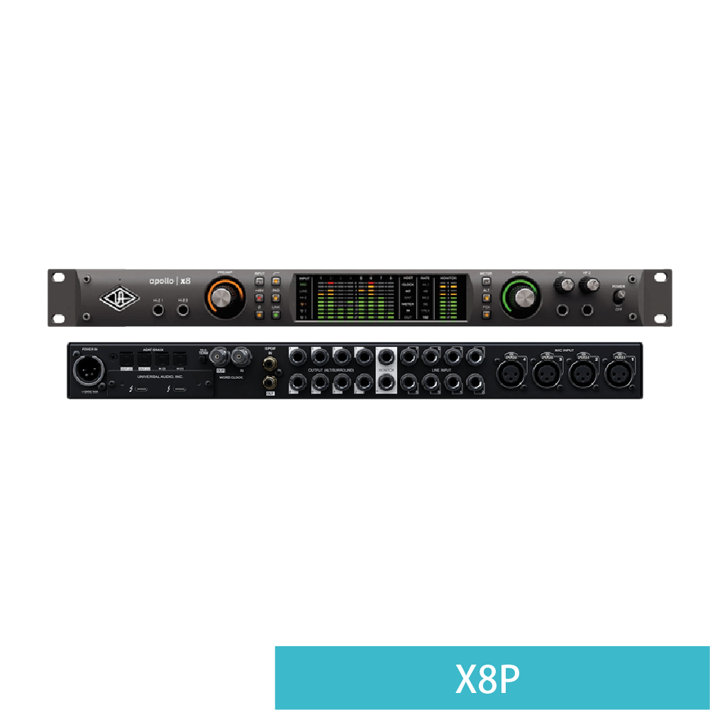 Universal Audio Universal Audio / Apollo X8 X8p系列 錄音介面 (Mac/PC可用)(Gen2 Essential+/Gen2 Studio+)<台灣代理公司貨> 第 5 張圖片｜三峽錄音 / 音響