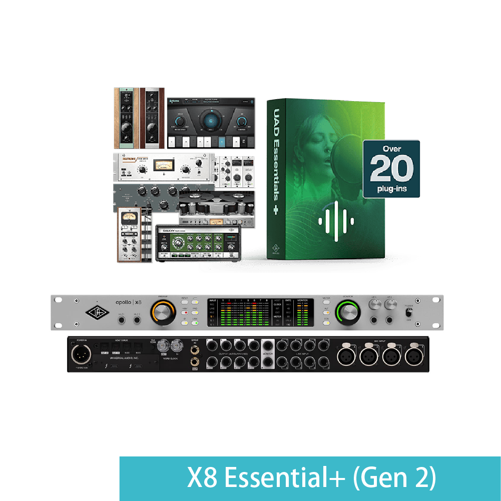 Universal Audio Universal Audio / Apollo X8 X8p系列 錄音介面 (Mac/PC可用)(Gen2 Essential+/Gen2 Studio+)<台灣代理公司貨> 第 3 張圖片｜三峽錄音 / 音響
