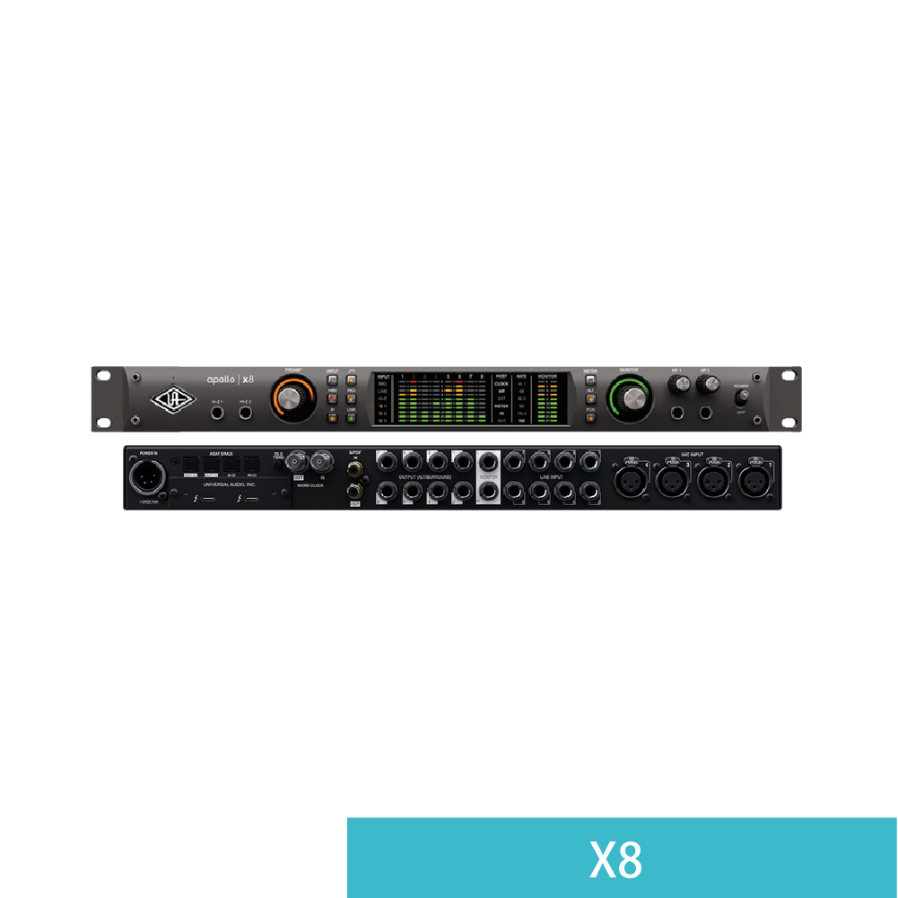 Universal Audio Universal Audio / Apollo X8 X8p系列 錄音介面 (Mac/PC可用)(Gen2 Essential+/Gen2 Studio+)<台灣代理公司貨> 第 2 張圖片｜三峽錄音 / 音響