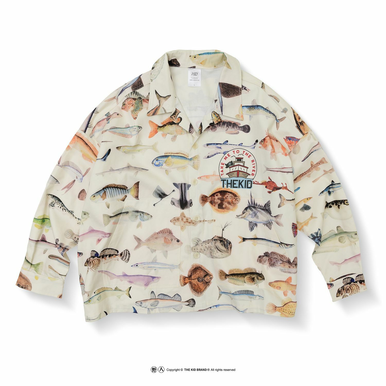 KID ® 大野丸魚群排釦夾克