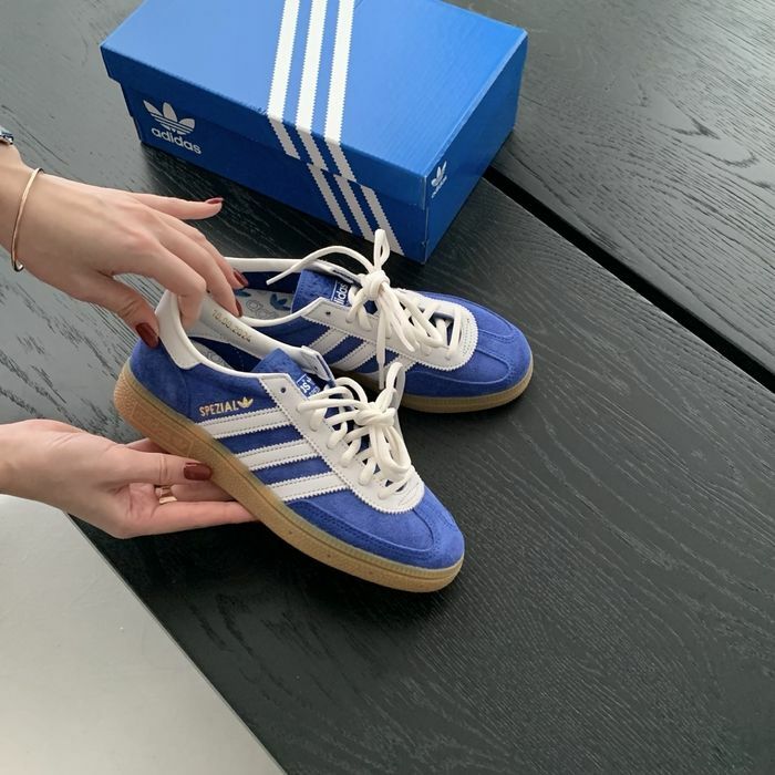 Adidas Originals Handball Spezial 75週年限定 寶藍色 藍白色 麂皮 復古 德訓鞋 T頭鞋 JP5278/預購