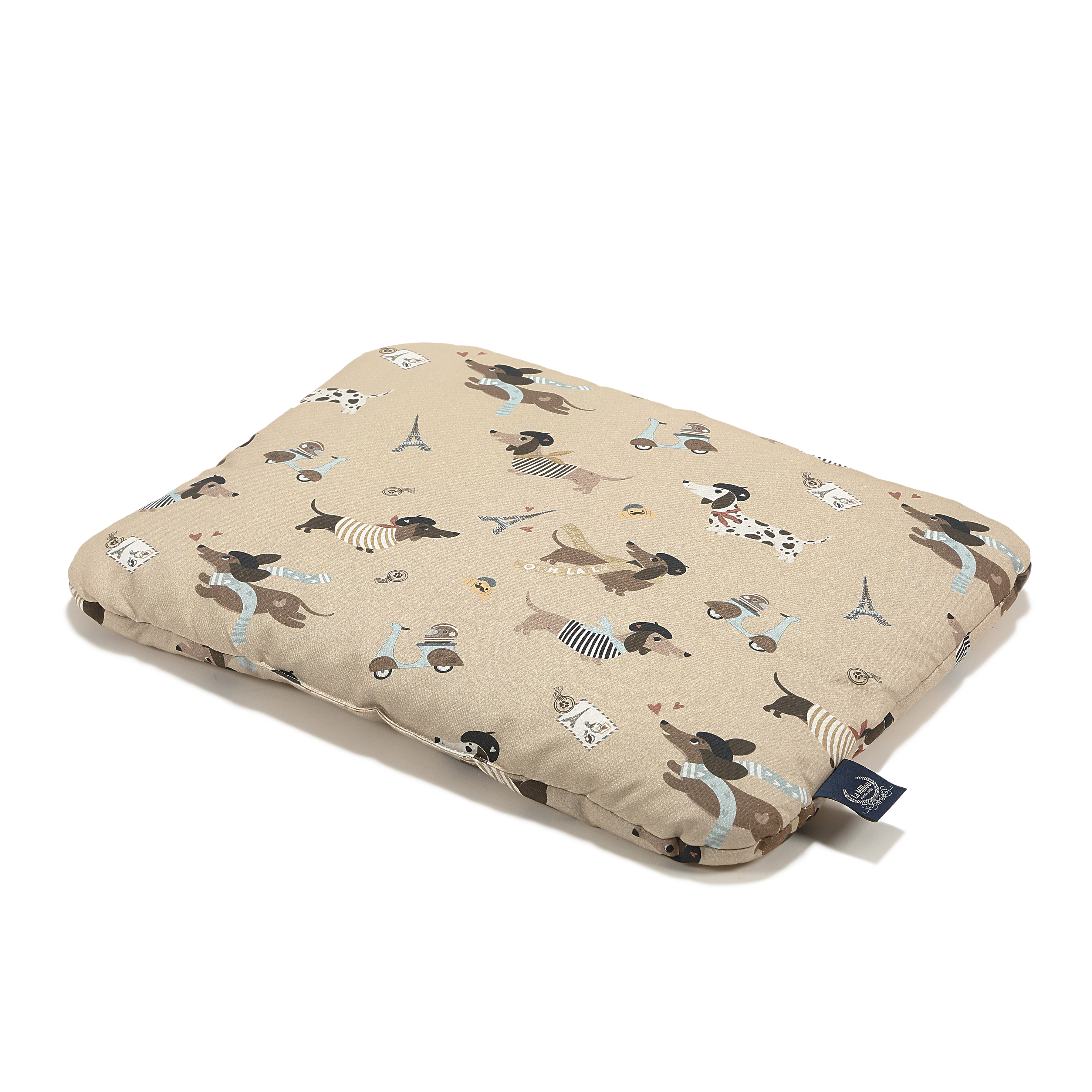 La Millou波蘭 竹纖涼感小童方枕(30x50cm)｜抗菌枕｜巴黎臘腸狗