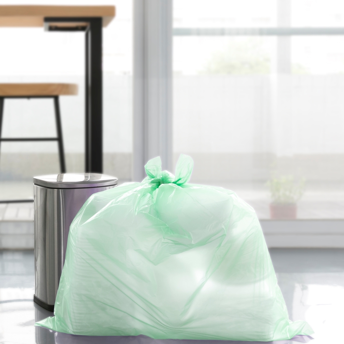 無心捲垃圾袋 (特大)XL 綠