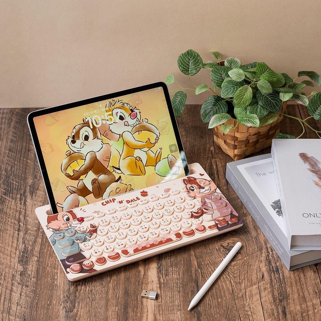 迪士尼正式授權Infothink奇奇蒂蒂系列 藍牙鍵盤