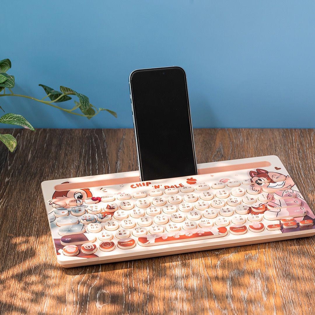 迪士尼正式授權Infothink奇奇蒂蒂系列 藍牙鍵盤