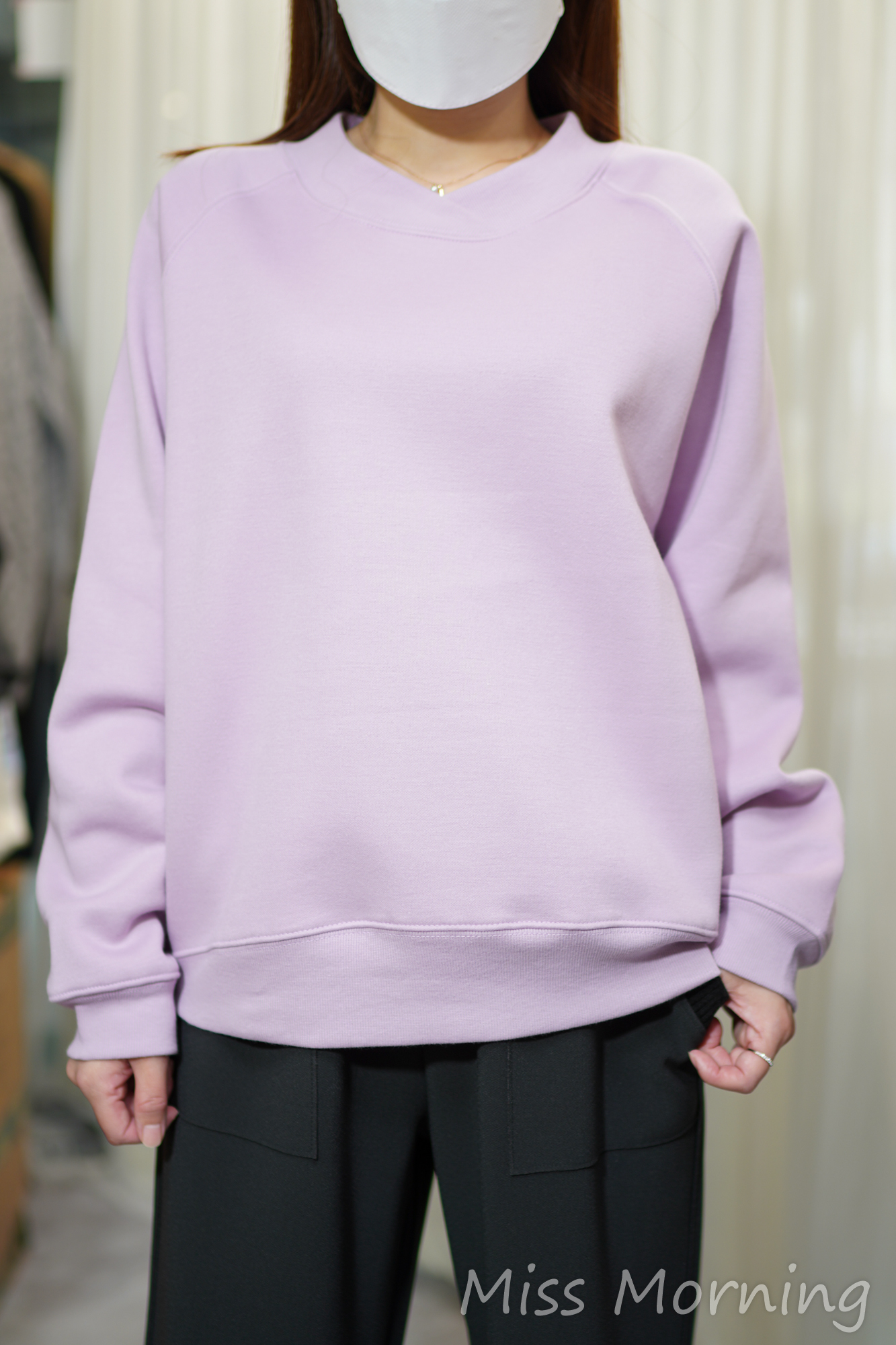 簡約暖笠笠絨底衛衣(14270)