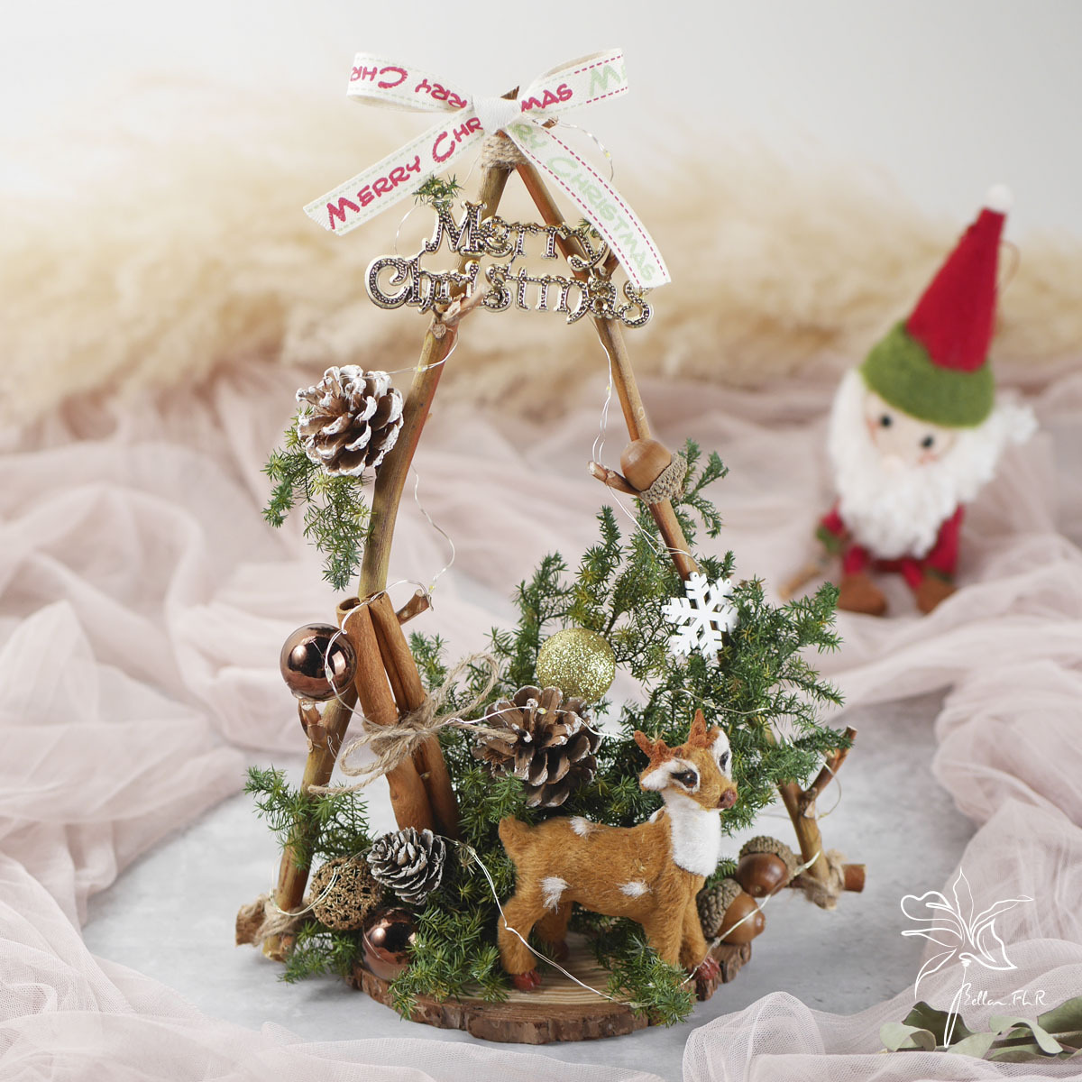 聖誕課程|【森林系小馴鹿聖誕樹】