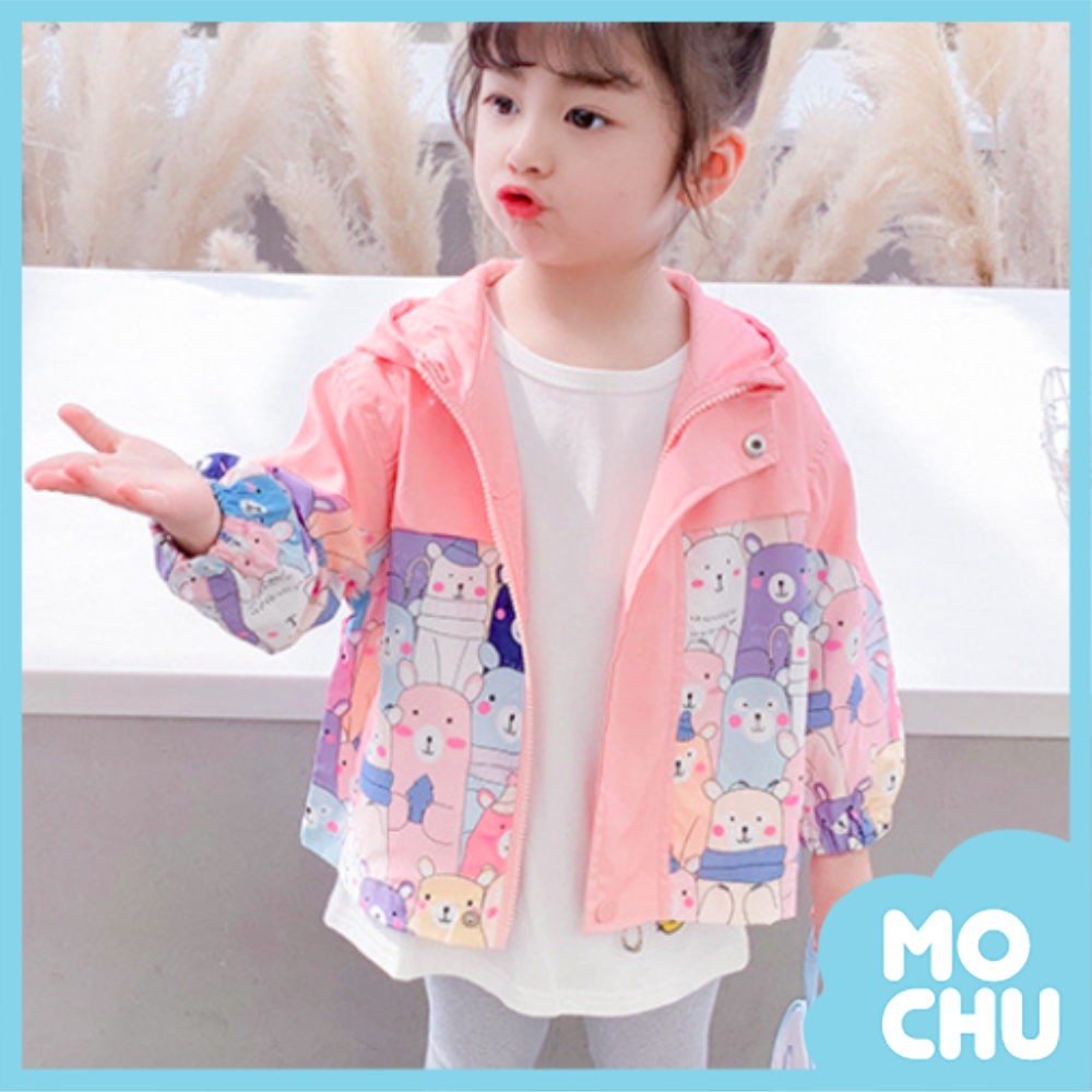 熊熊排排站連帽夾克
